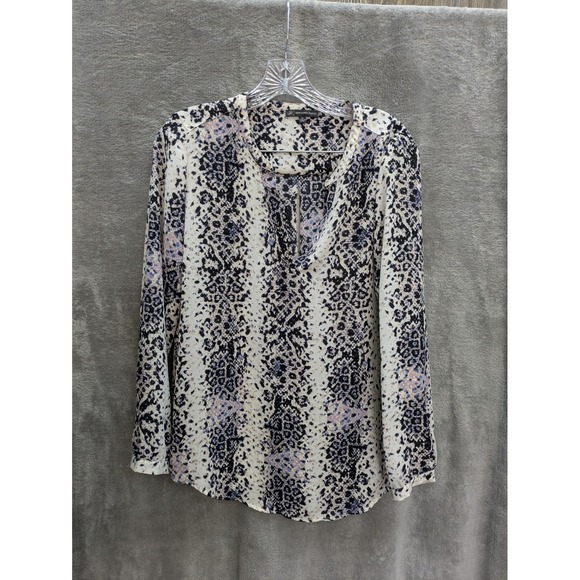 Adrianna Papell Tops - Animal Print Blouse Women's Medium‎ Coquette Office Casual Workwear